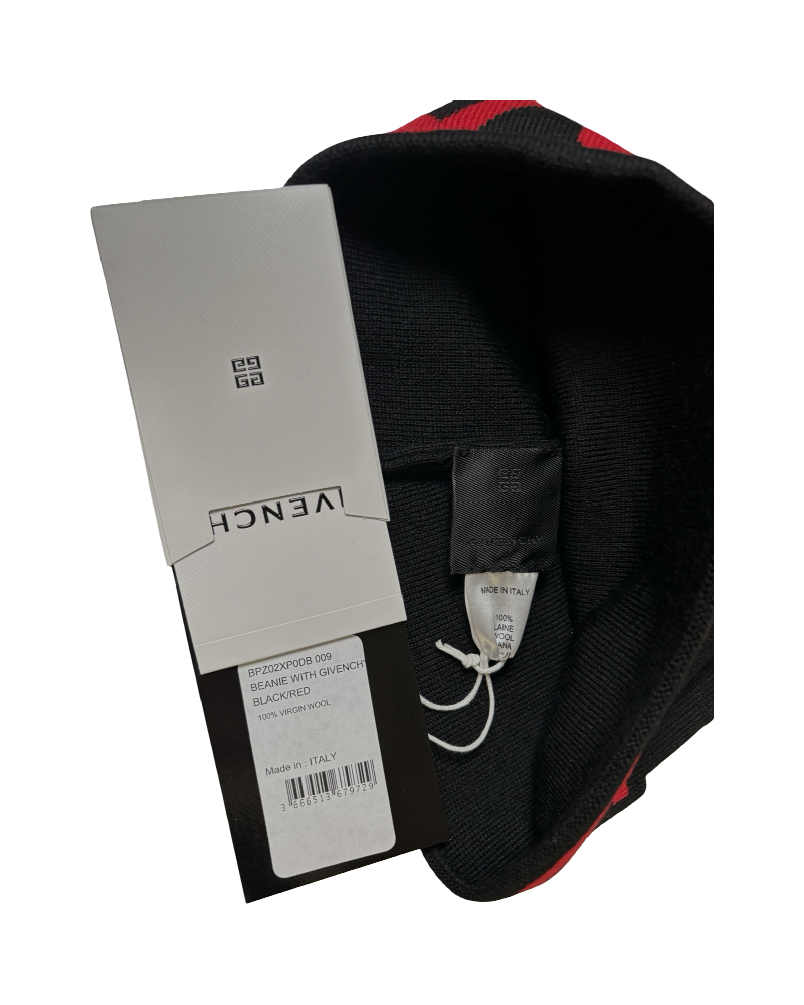 GIVENCHY WOOL LOGO BEANIE