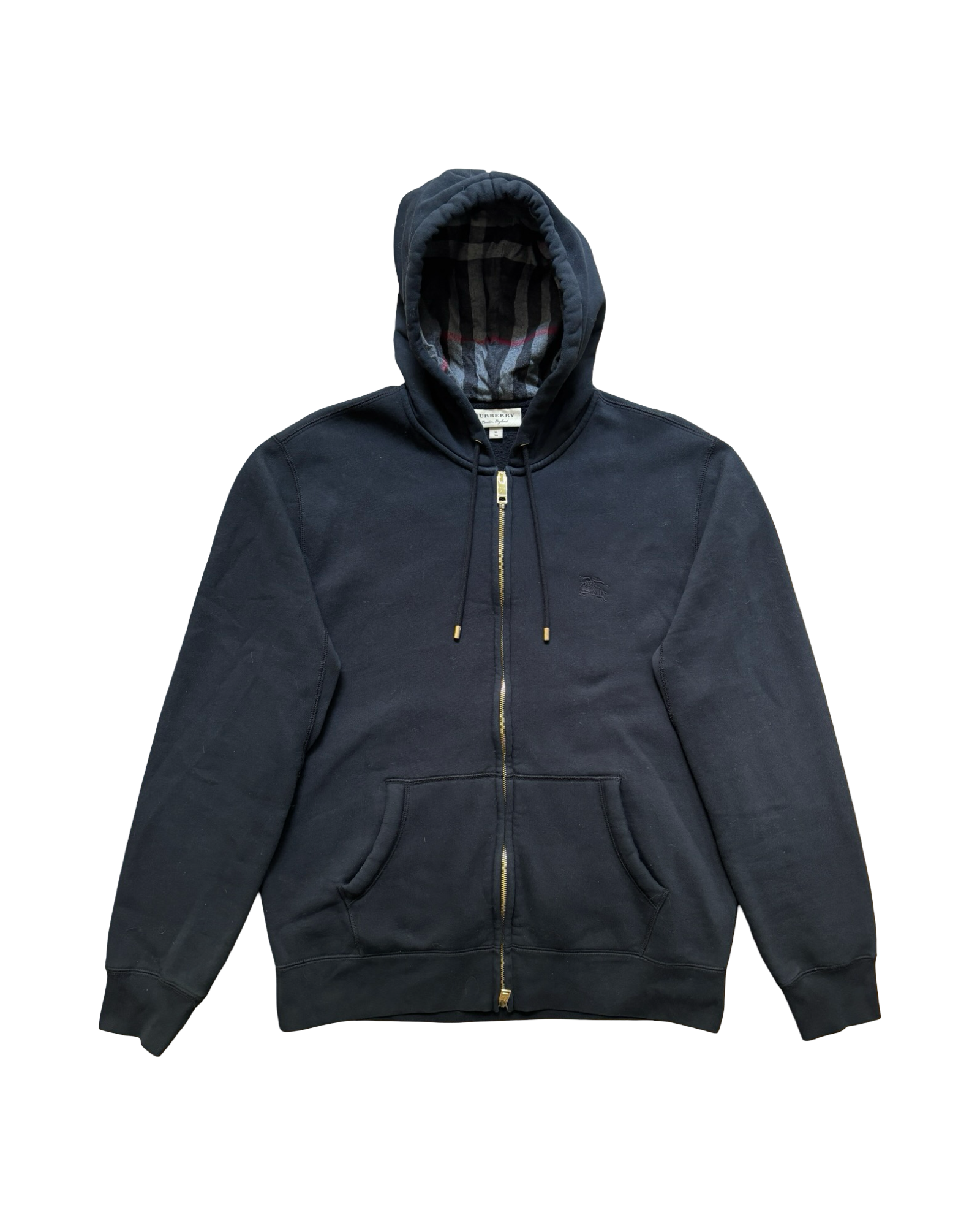 Zip Up Burberry Sweatshirt Jacke Burberry Gray Embroidered TB - Main Image