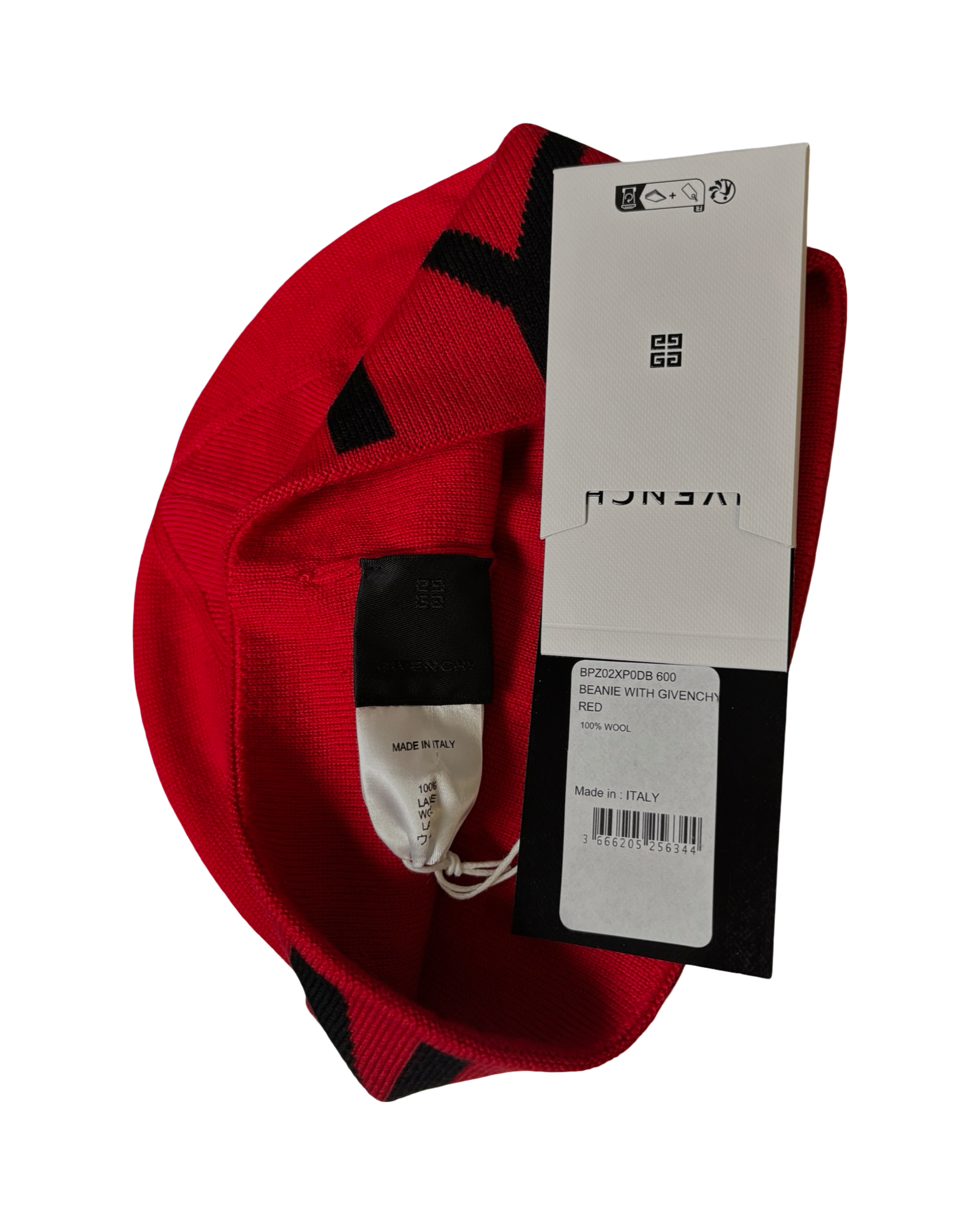 GIVENCHY WOOL LOGO BEANIE