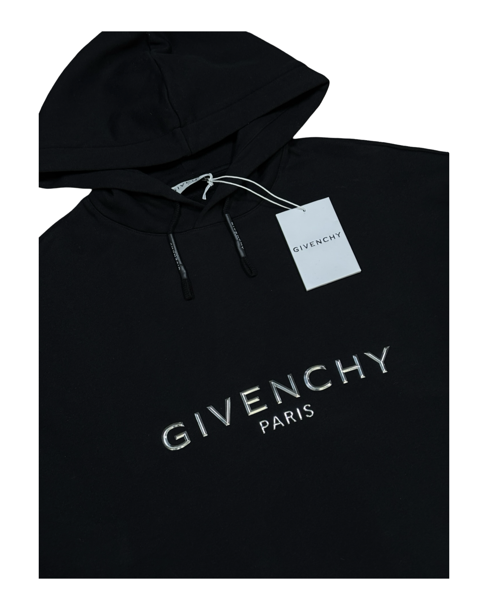 GIVENCHY PARIS 3D METAL LOGO HOODIE