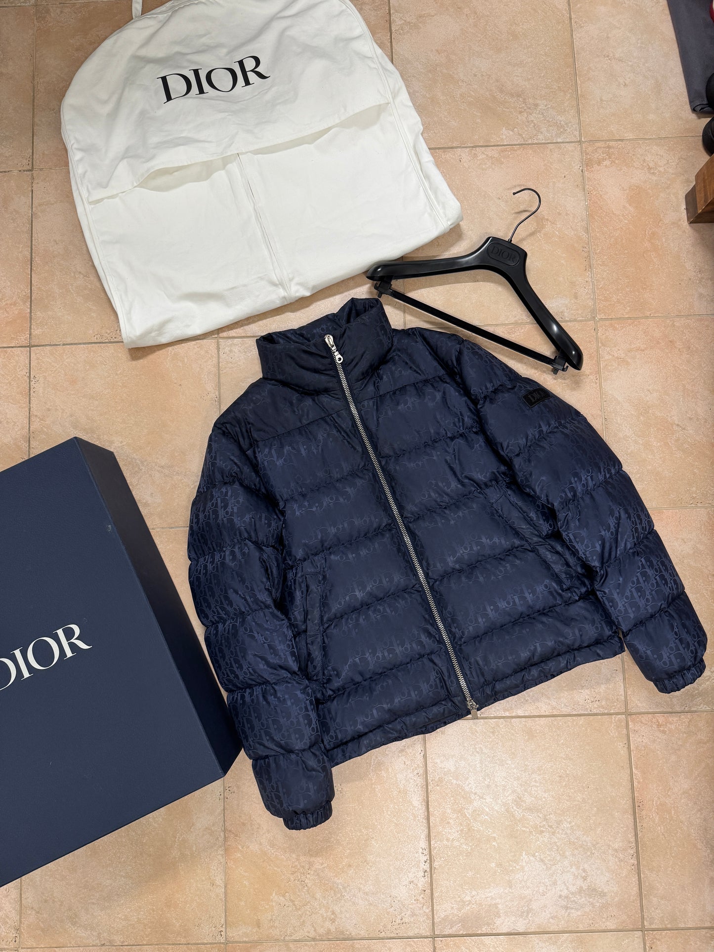 CHRISTIAN DIOR OBLIQUE DOWN JACKET