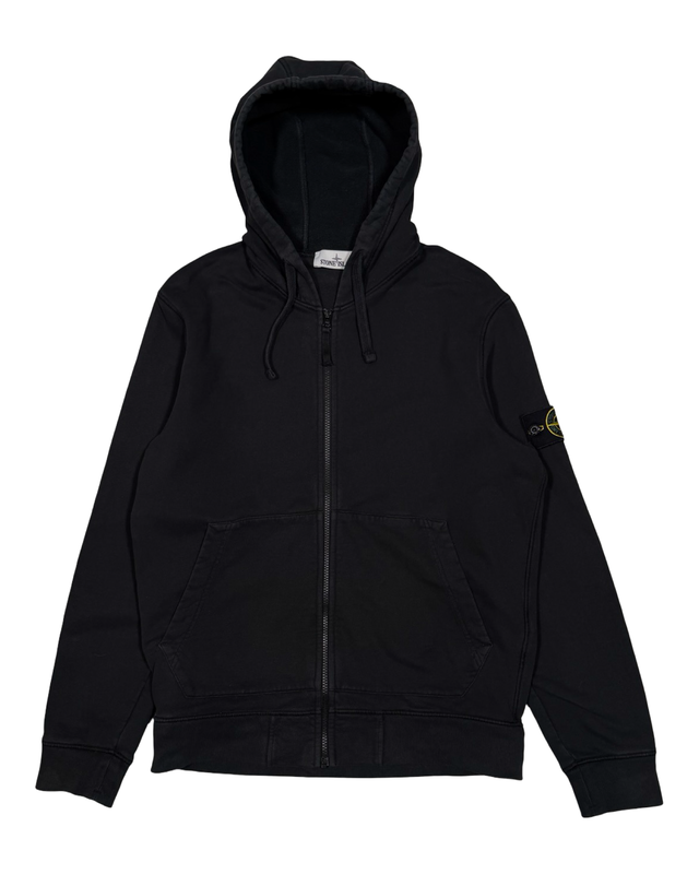 STONE ISLAND LOGO ZIP-UP