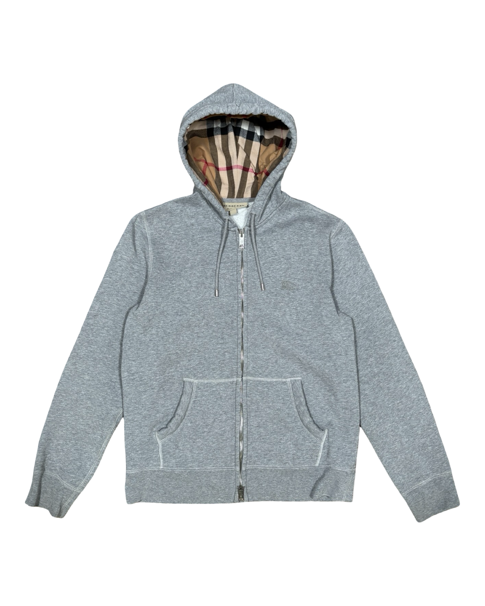 BURBERRY MONOGRAM ZIP-UP HOODIE