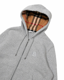 BURBERRY CHECK ZIP-UP