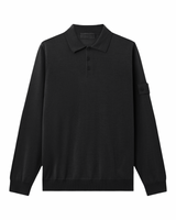 STONE ISLAND GHOST LOGO KNIT POLO