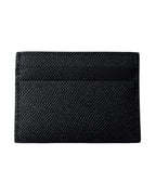 BURBERRY GRAINED LEATHER CARD HOLDER