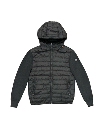 MONCLER HOODED CARDIGAN