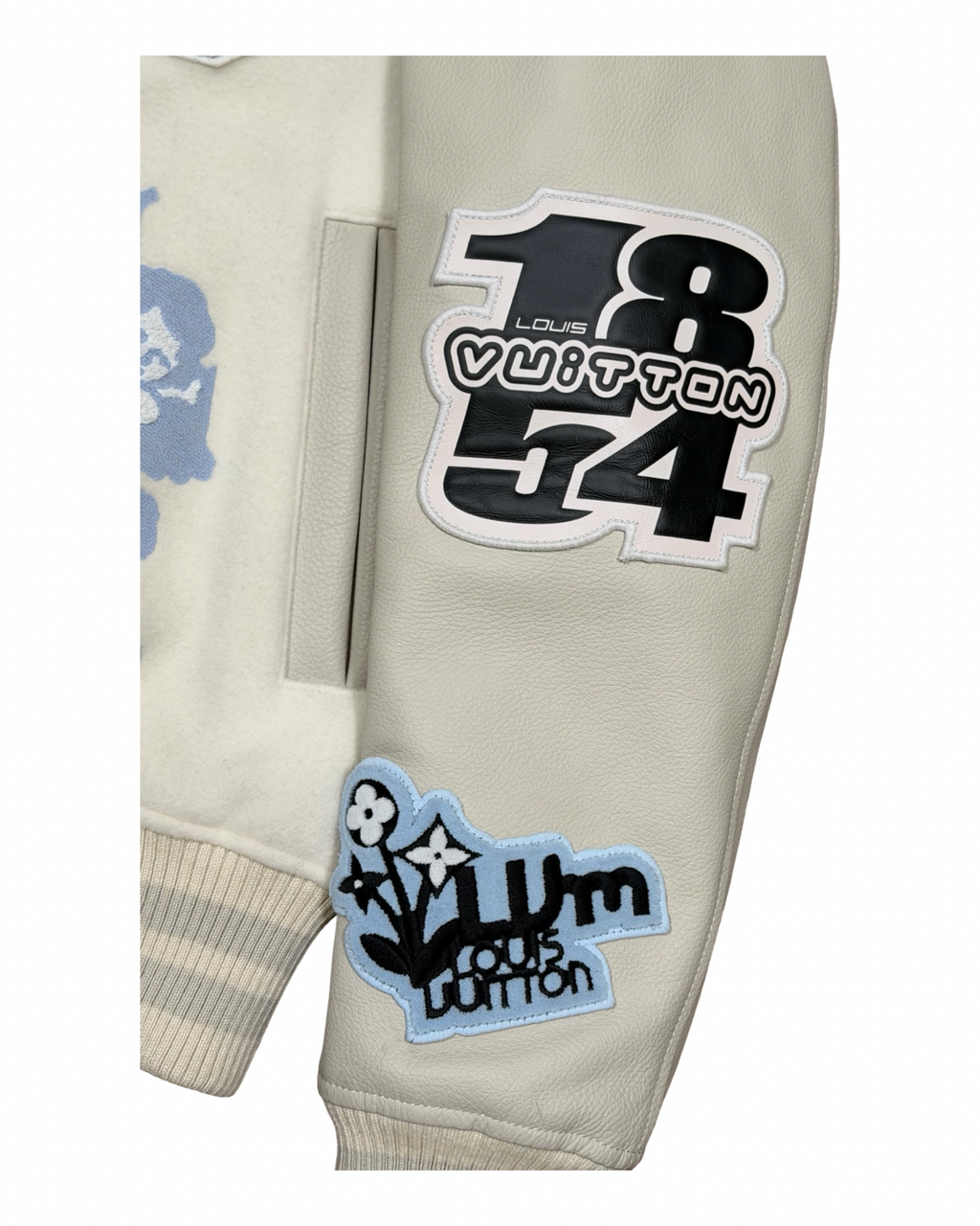 LOUIS VUITTON MIX LEATHER VARSITY BLOUSON