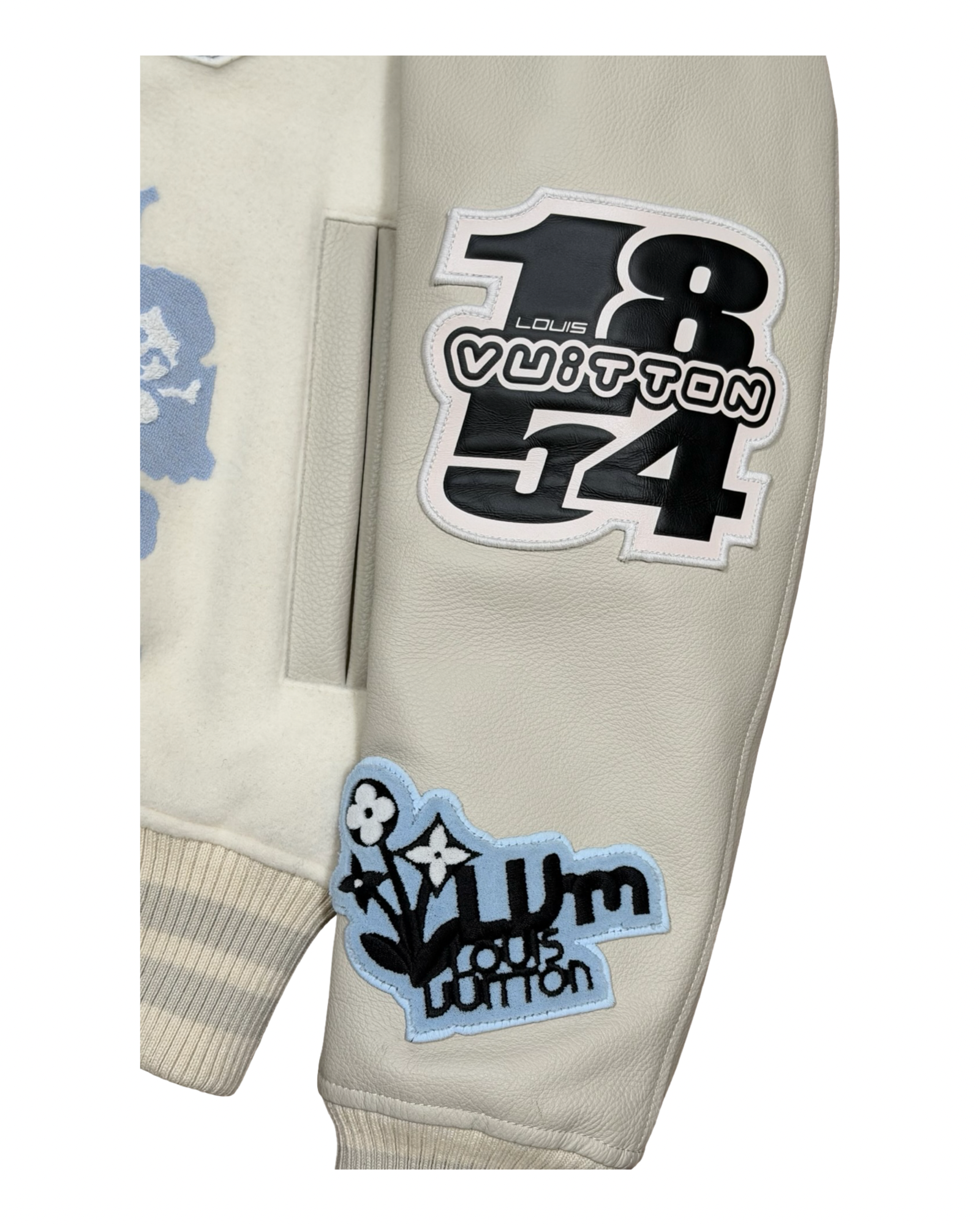 LOUIS VUITTON MIX LEATHER VARSITY BLOUSON