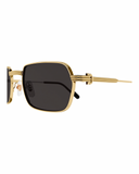 CARTIER GOLD RECTANGLE SUNGLASSES