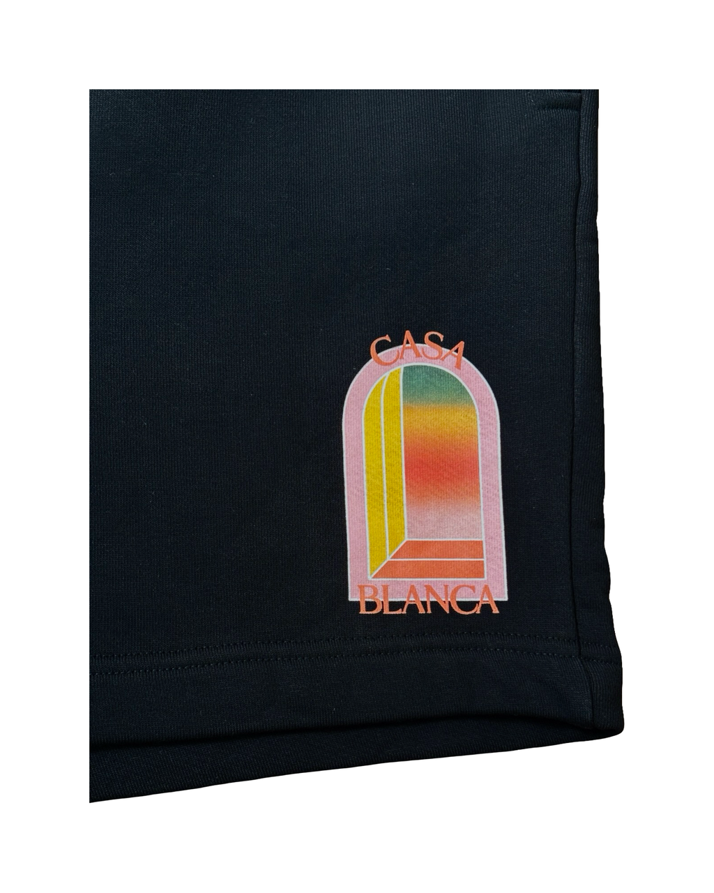 CASABLANCA GRADIENT ARCH LOGO SWEATSHORTS