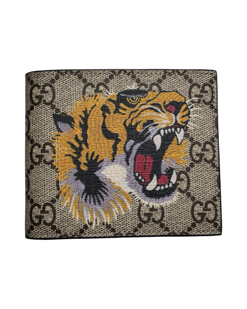 GUCCI GG SUPREME TIGER BIFOLD LOMPAKKO