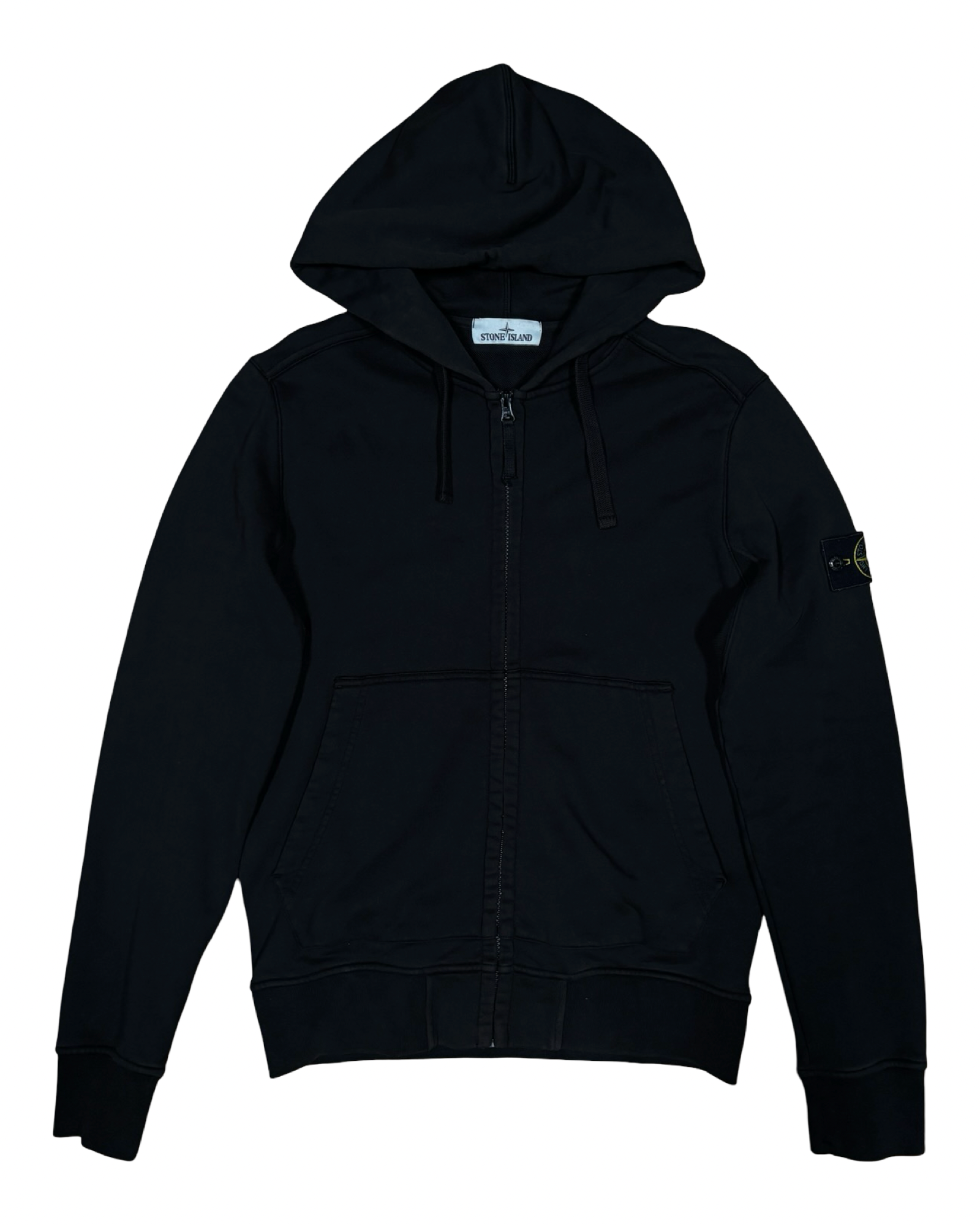 STONE ISLAND ZIP-UP HOODIE