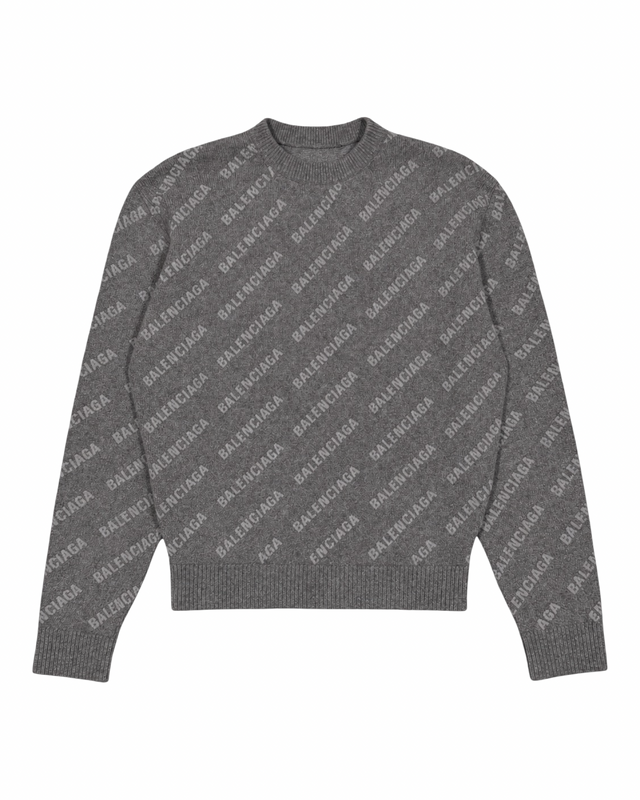 BALENCIAGA LOGO KASHMIR PUSERO
