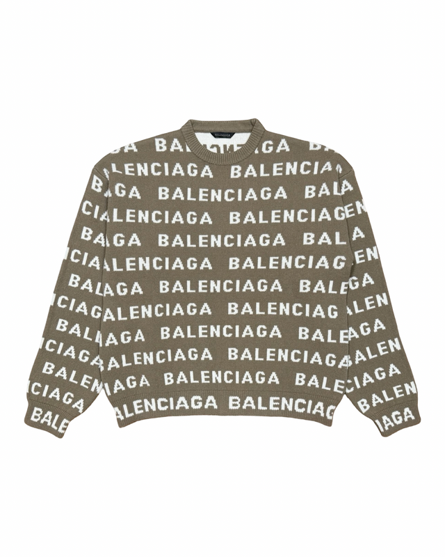 BALENCIAGA ALL OVER LOGO NEULE