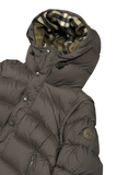 BURBERRY CHECK DOWN JACKET