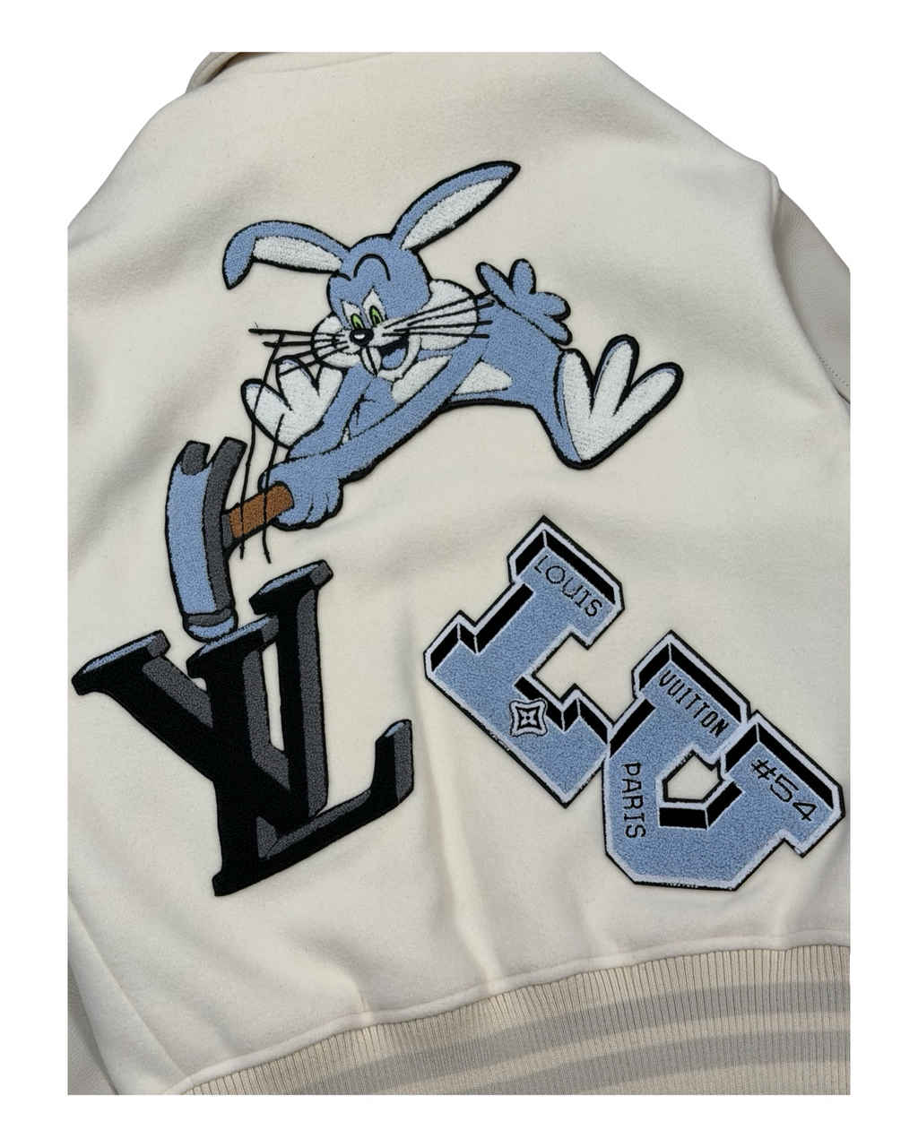 LOUIS VUITTON MIX LEATHER VARSITY BLOUSON