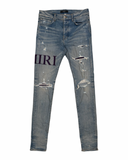 AMIRI SERIF LOGO JEANS