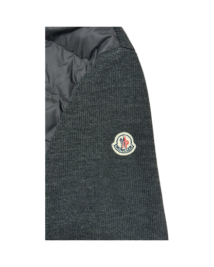 MONCLER HOODED CARDIGAN