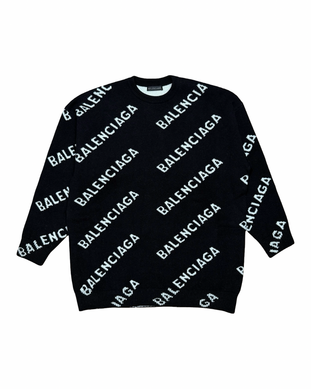 BALENCIAGA ALL OVER LOGO NEULE