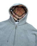 BURBERRY CHECK HOODIE
