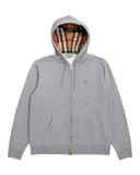 BURBERRY CHECK ZIP-UP HUPPARI