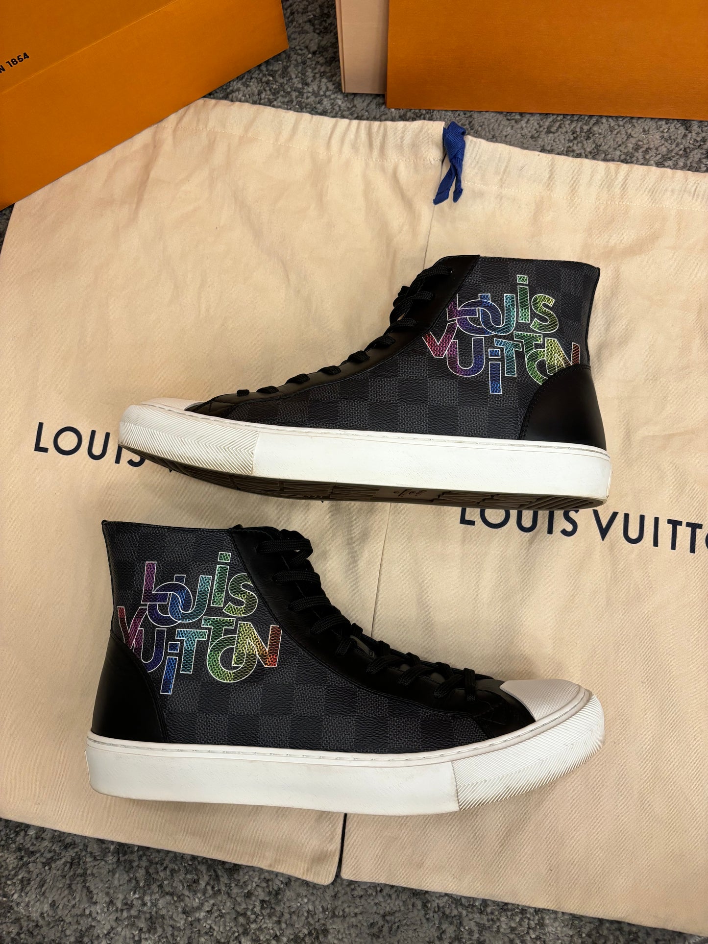 LOUIS VUITTON TATTOO SNEAKER BOOT