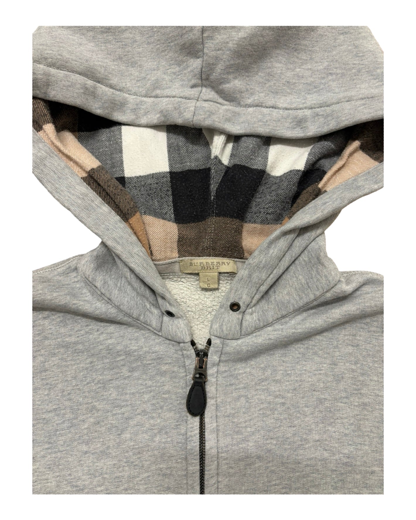 BURBERRY ZIP-UP HOODIE