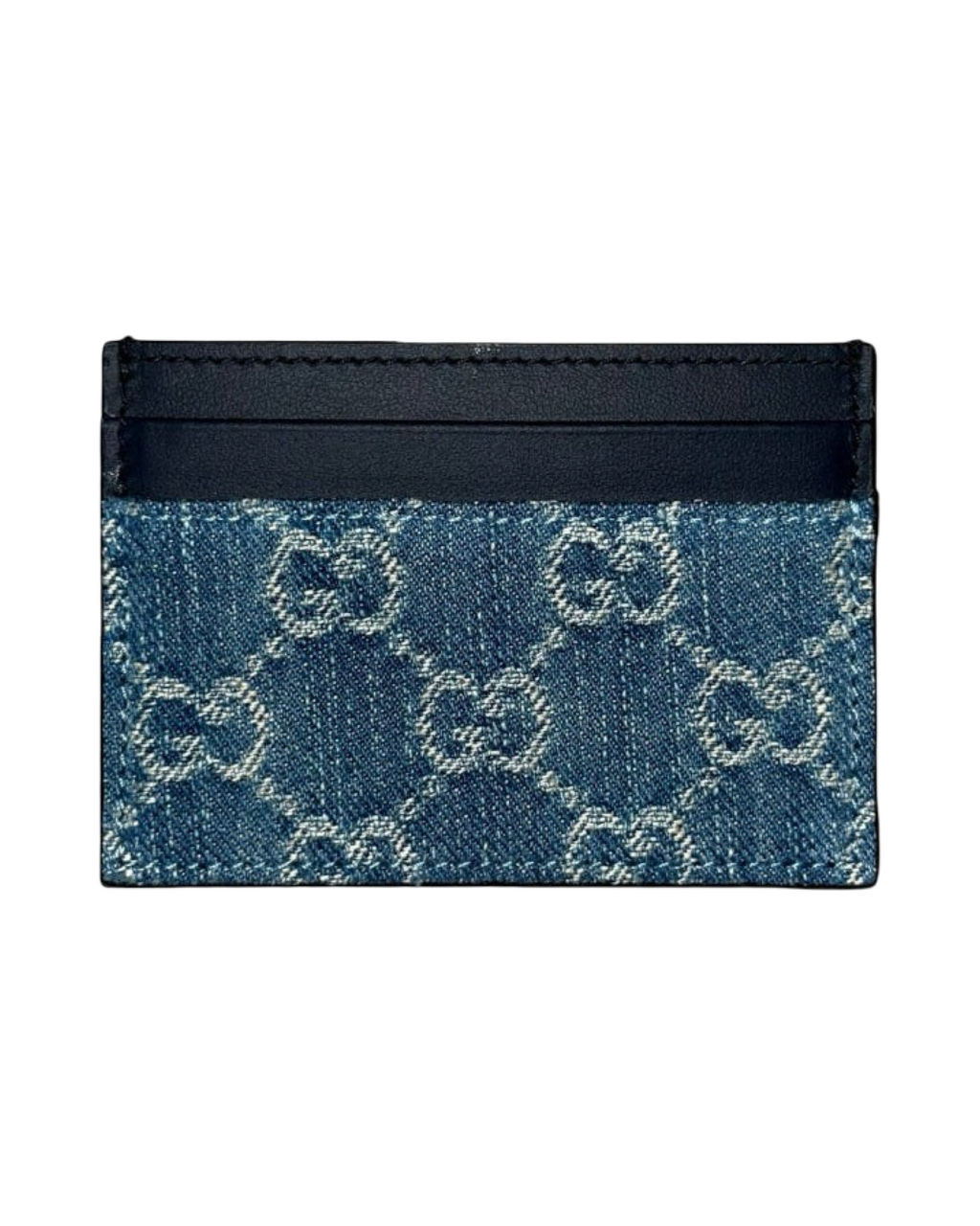 GUCCI GG DENIM CARD HOLDER