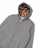 BURBERRY CHECK ZIP-UP