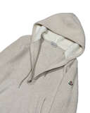 MONCLER WOOL AND CASHMERE HOODIE