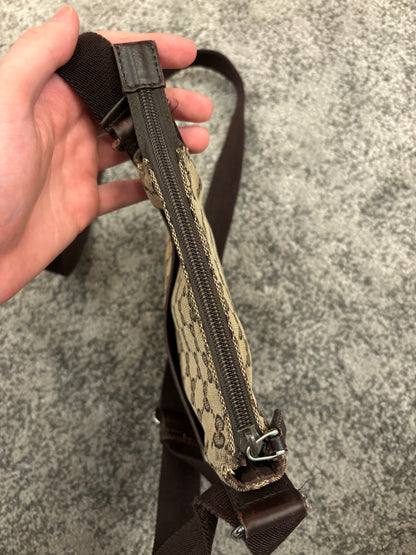 GUCCI MONOGRAM MESSENGER BAG