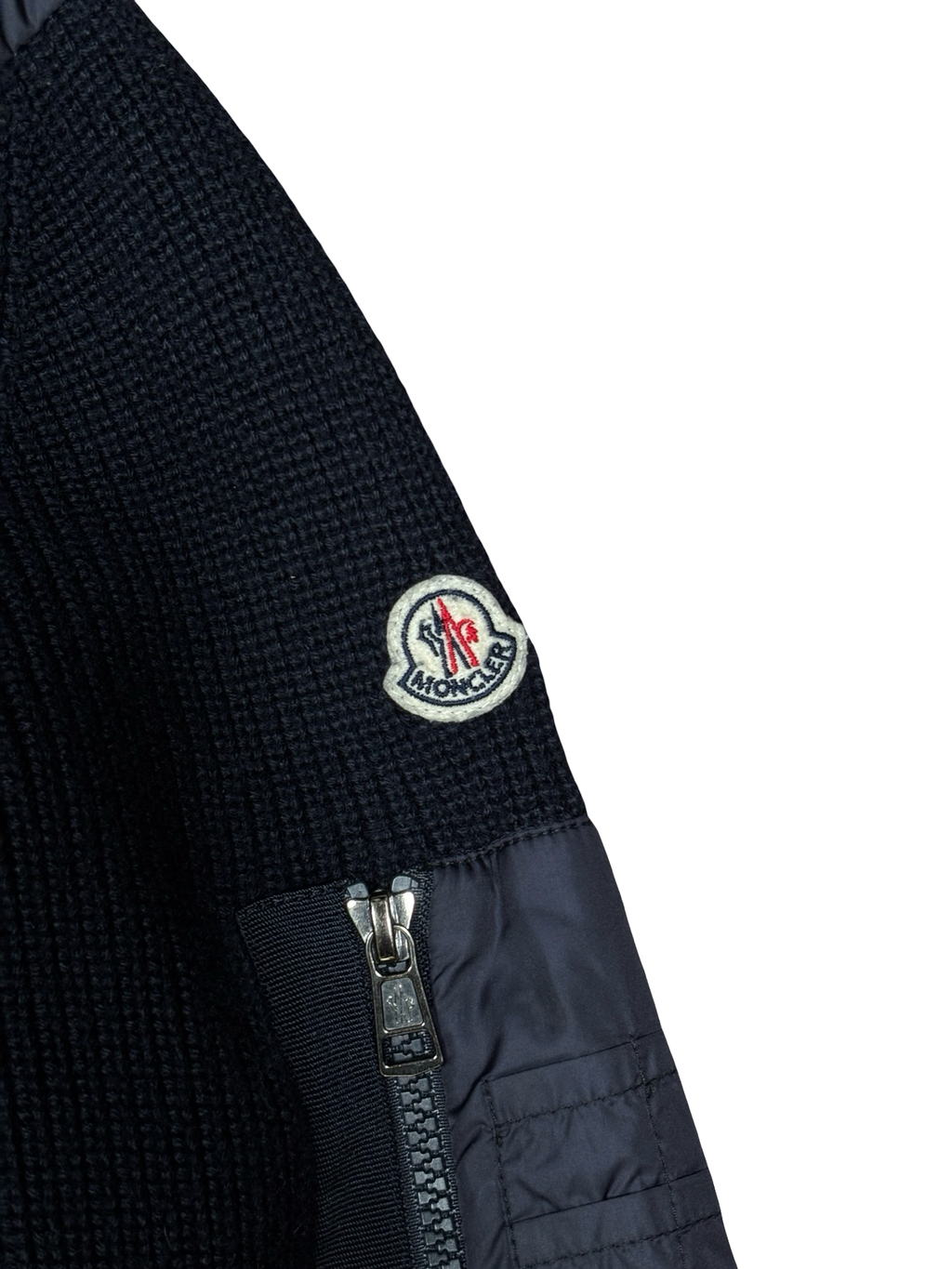MONCLER MAGLIONE HOODED CARDIGAN
