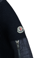 MONCLER MAGLIONE HOODED CARDIGAN