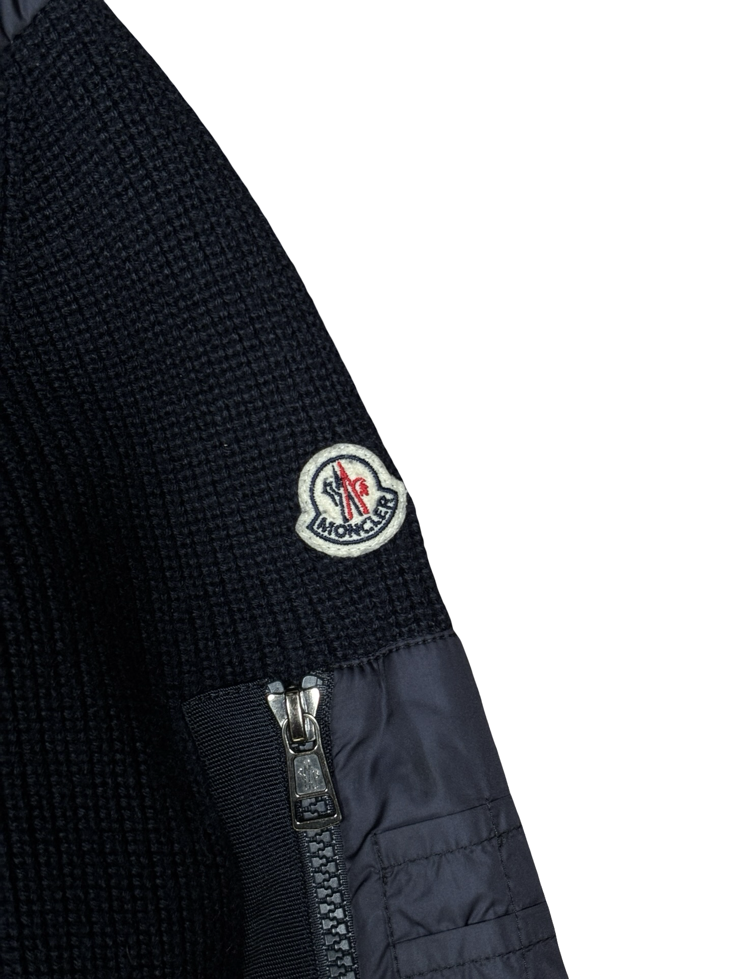 MONCLER MAGLIONE HOODED CARDIGAN