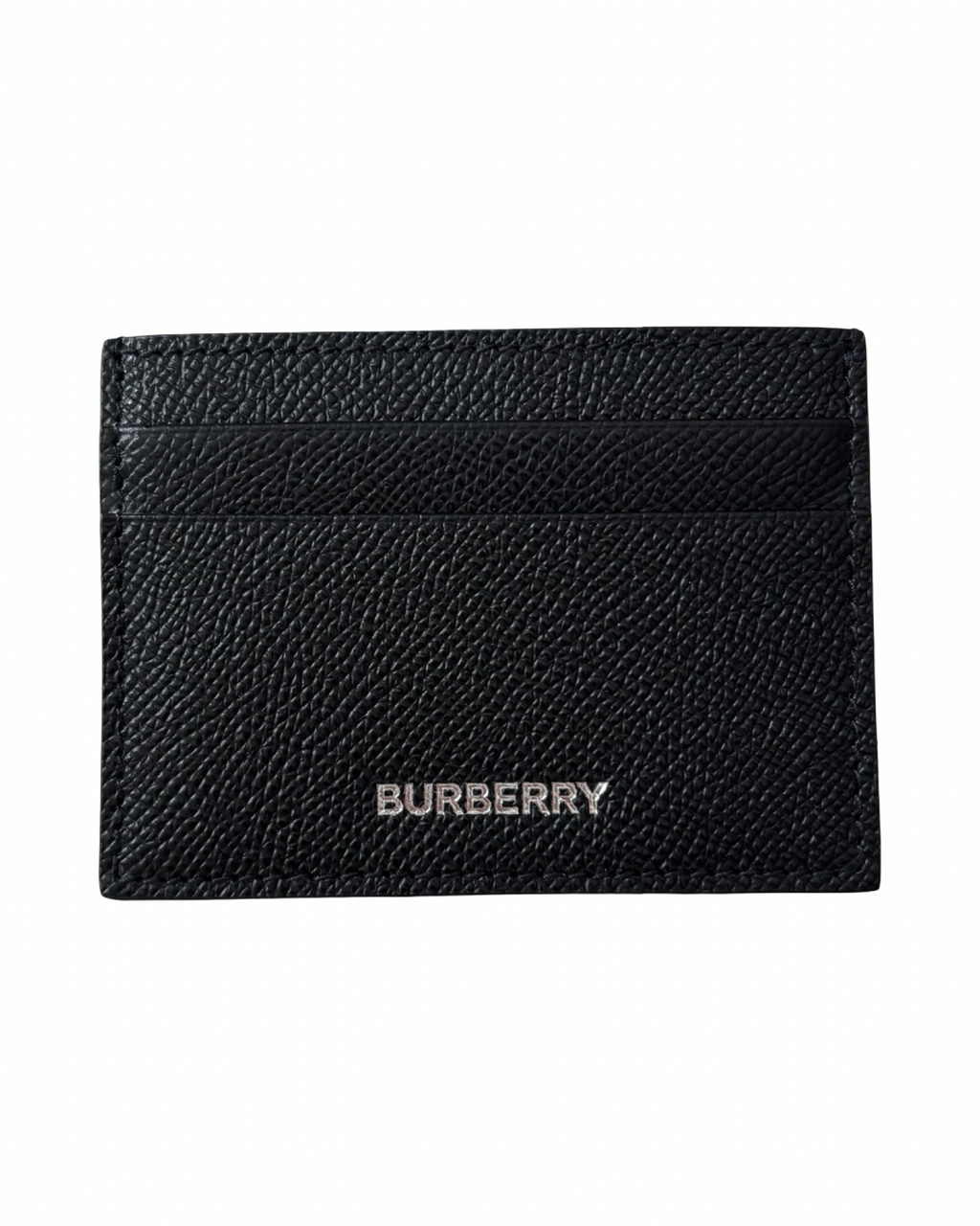 BURBERRY GRAINED LEATHER CARD HOLDER