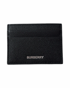 BURBERRY GRAINED LEATHER CARD HOLDER