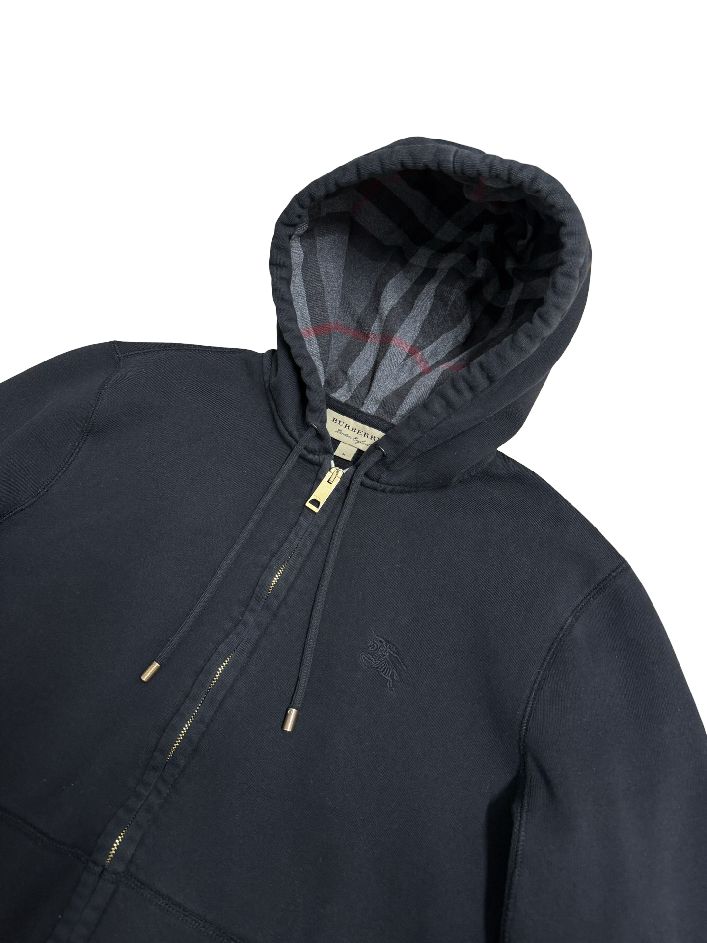 BURBERRY MONOGRAM HOOD ZIP-UP