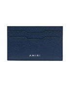 AMIRI LOGO LEATHER CARD HOLDER
