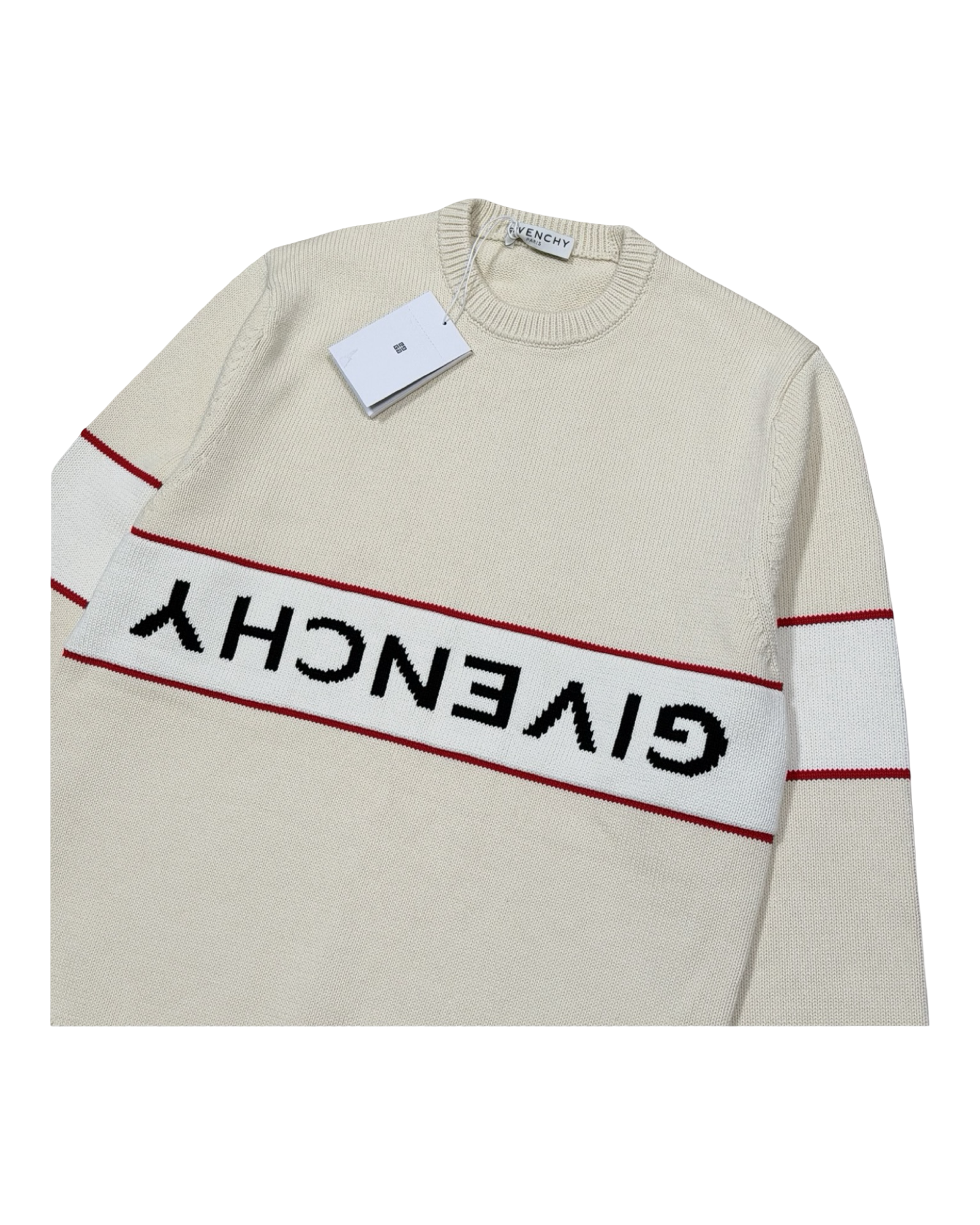 GIVENCHY UPSIDE DOWN WOOL SWEATER