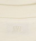 AMI PARIS AMI DE COEUR ZIGZAG EMBROIDERED T-SHIRT