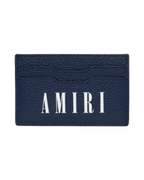 AMIRI LOGO LEATHER CARD HOLDER