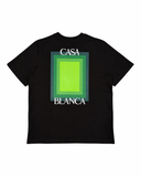 CASABLANCA GRADIENT SQUARE T-SHIRT
