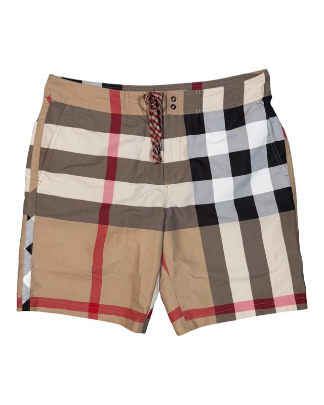 BURBERRY CHECK SWIM SHORTS