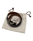 HERMES H LEATHER BELT