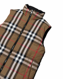 BURBERRY CHECK REVERSIBLE VEST