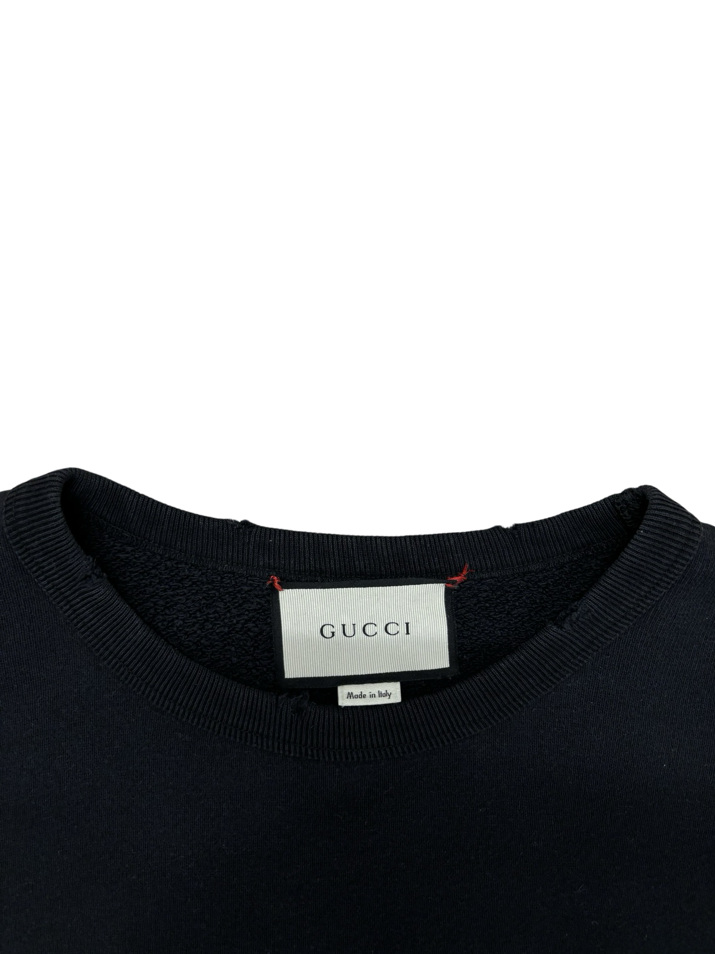 GUCCI ”FAKE LOGO” SWEATSHIRT