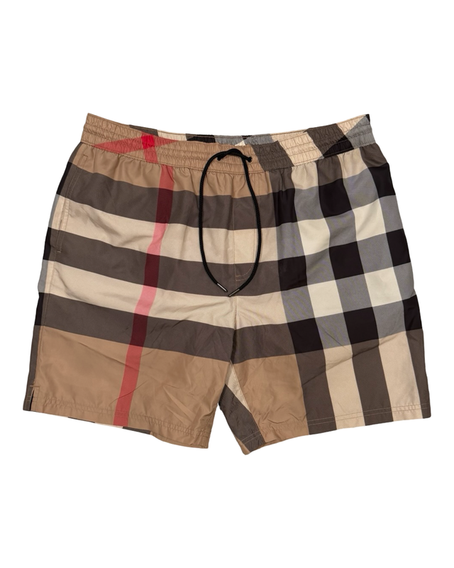 BURBERRY CHECK SWIM SHORTS