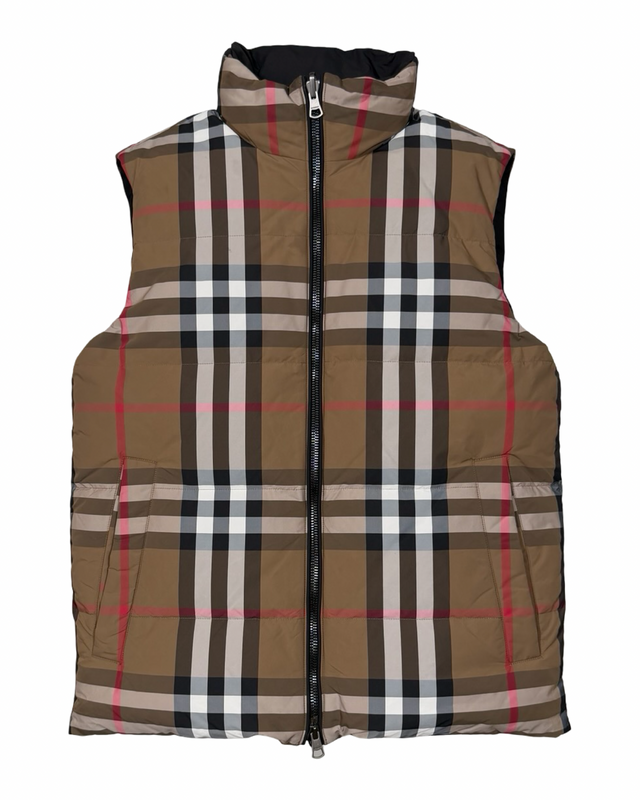 BURBERRY CHECK REVERSIBLE VEST