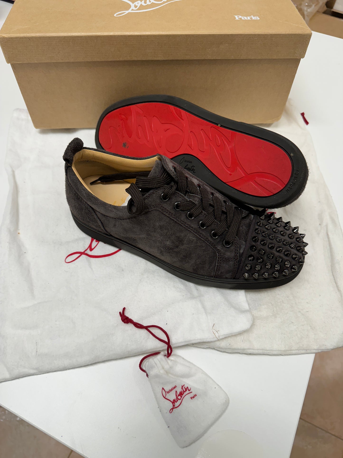 CHRISTIAN LOUBOUTIN JUNIOR SPIKES